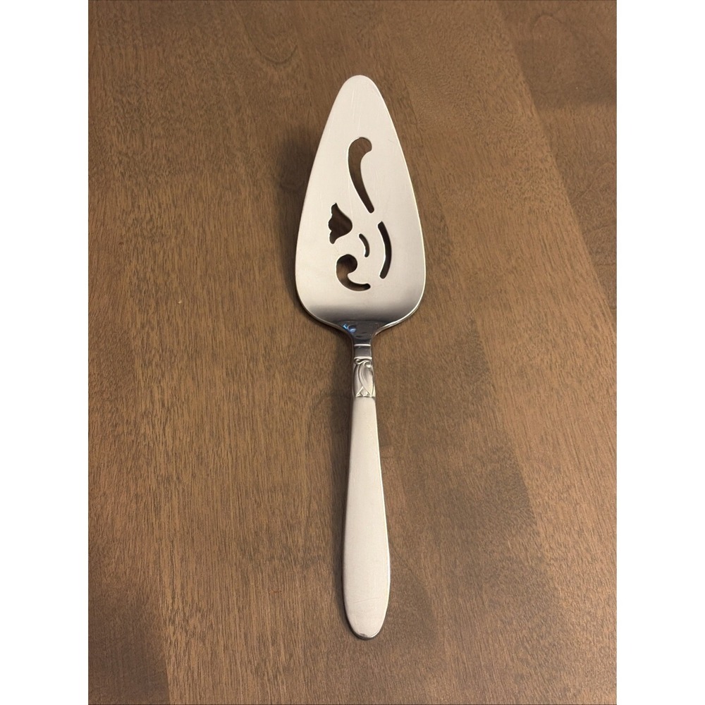 International Stainless Silver Lovely Rose Cake Server